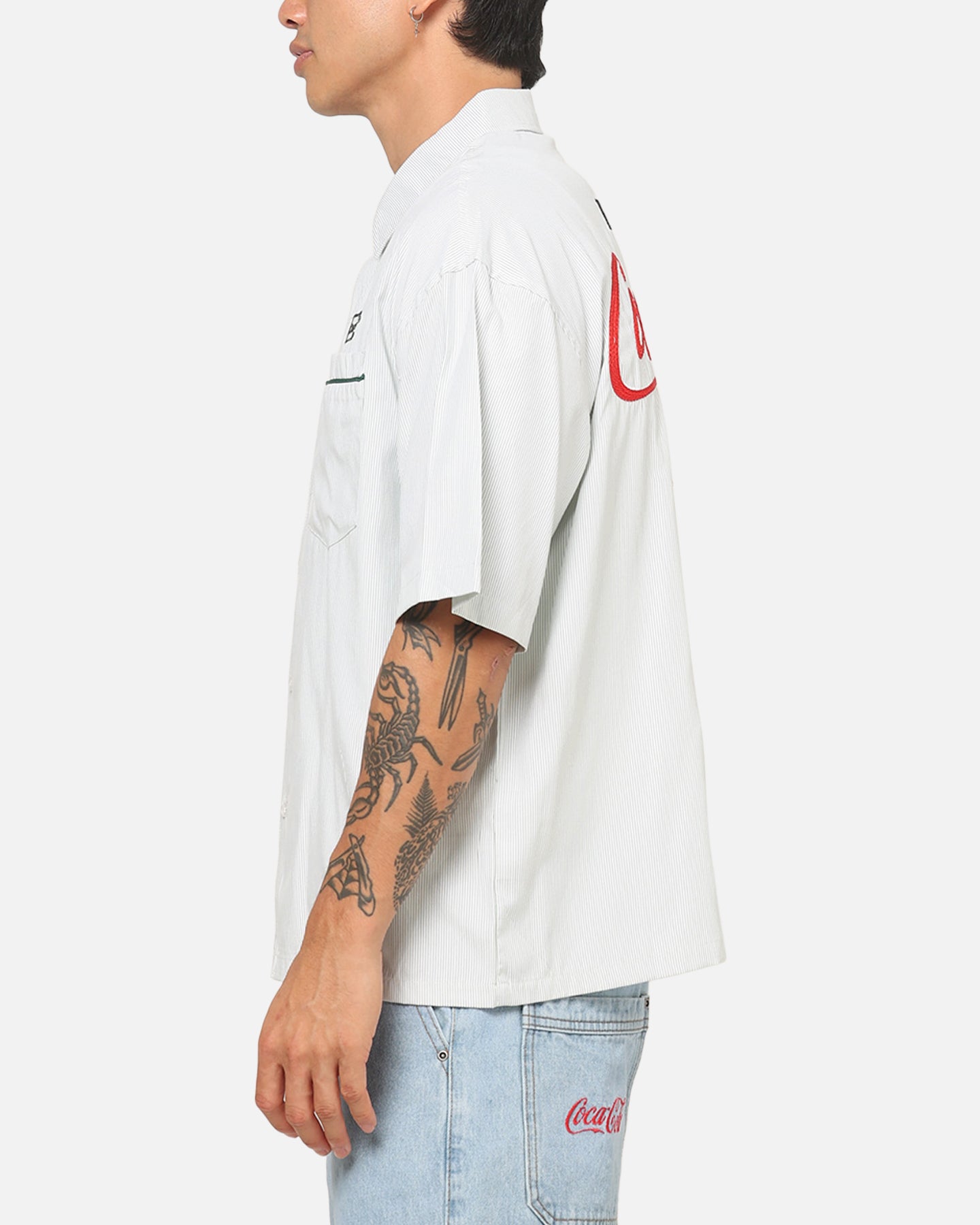 Carre Carré X Coca Cola Road Pilot Button Up Shirt Green