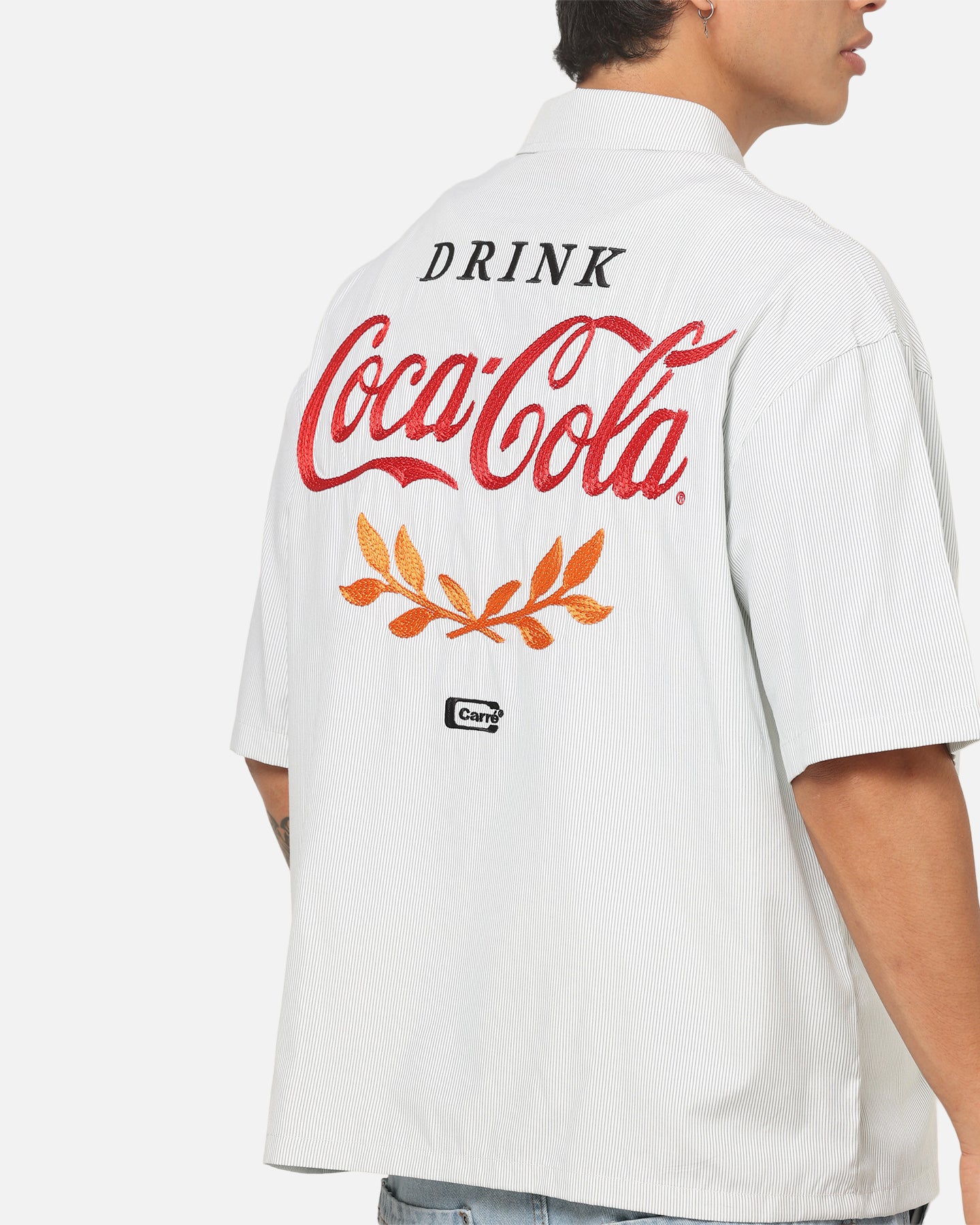 Carre Carré X Coca Cola Road Pilot Button Up Shirt Green