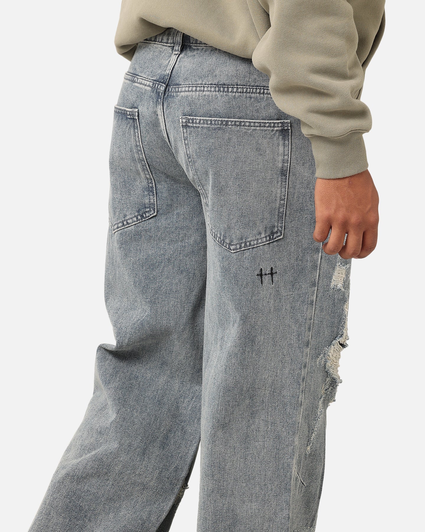 Saint Morta Amplus Web Jeans Vintage Blue