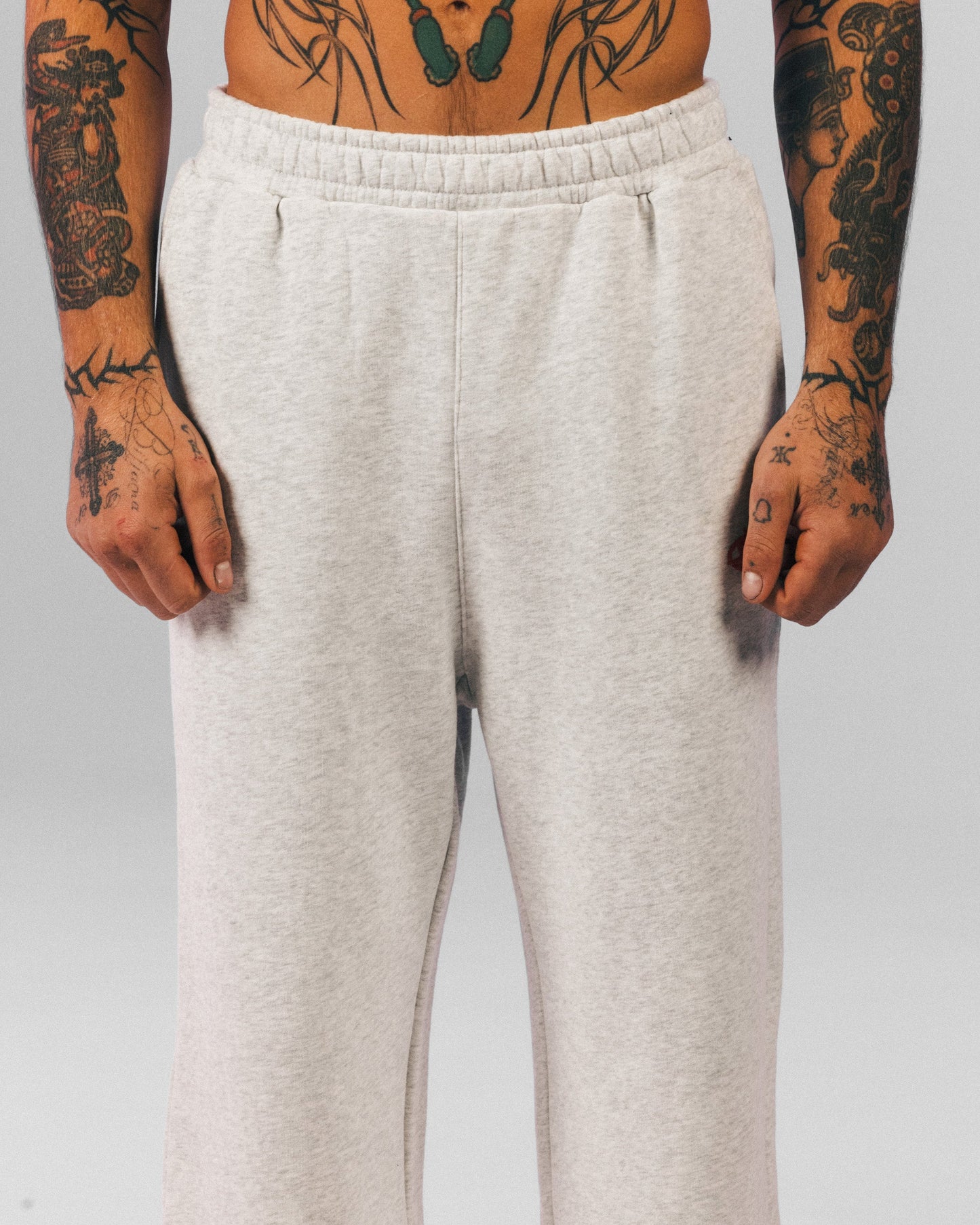 Loiter Celestial Sweat Pants Light Grey Marl