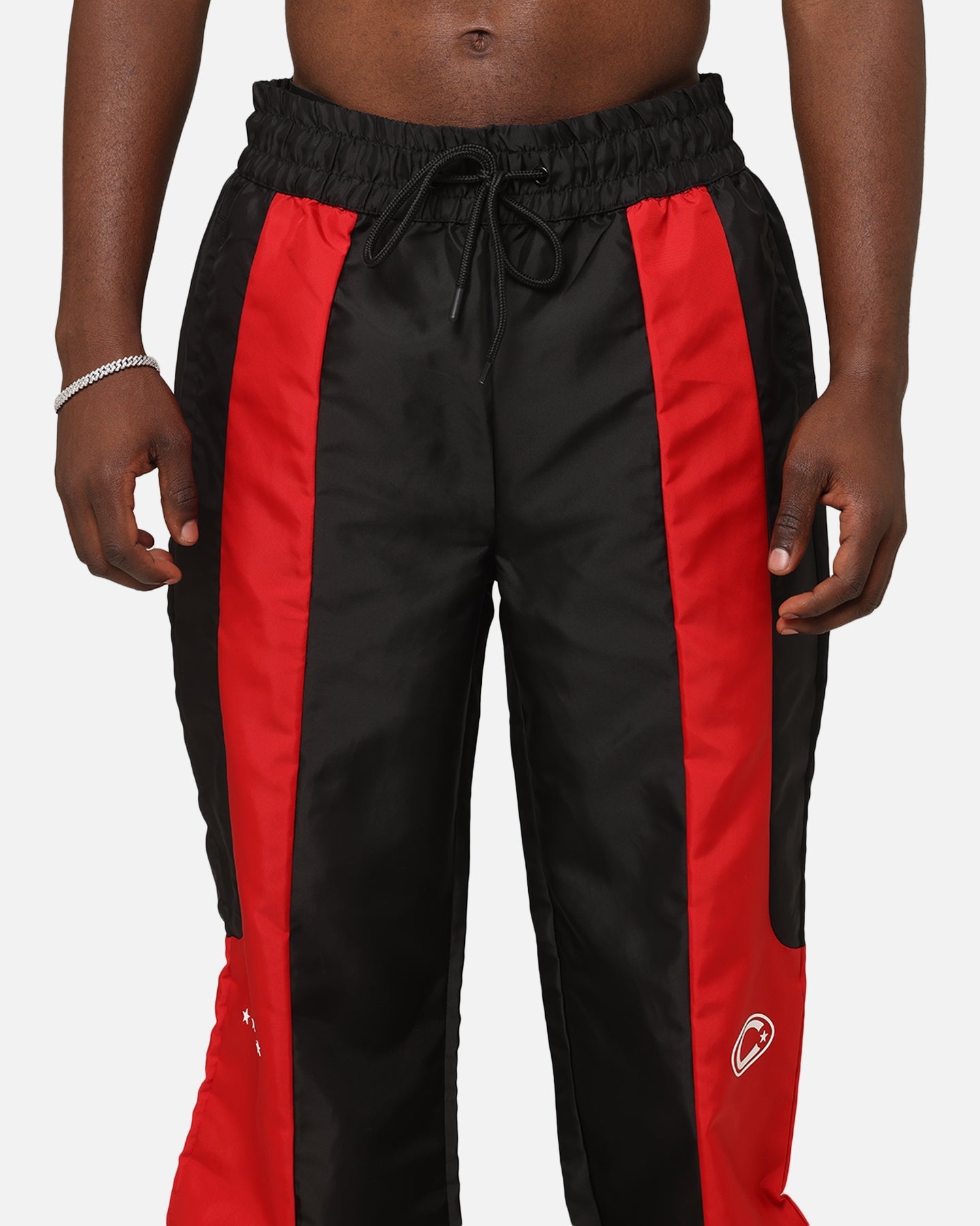 Carre Empire Panelled Trackpant Black/Red