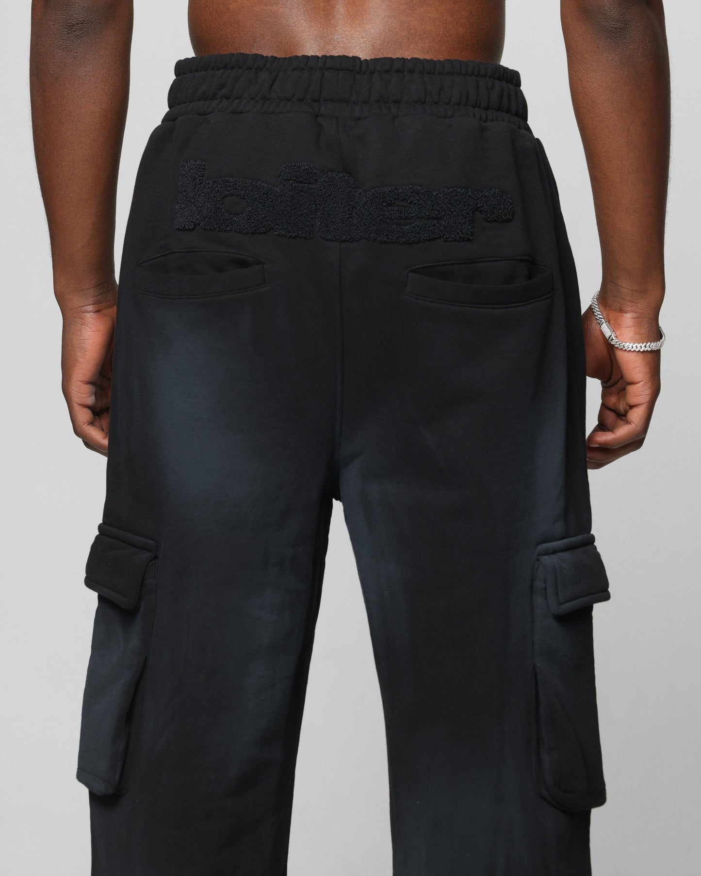 Loiter Premium Essentials Sweatpants Washed Black