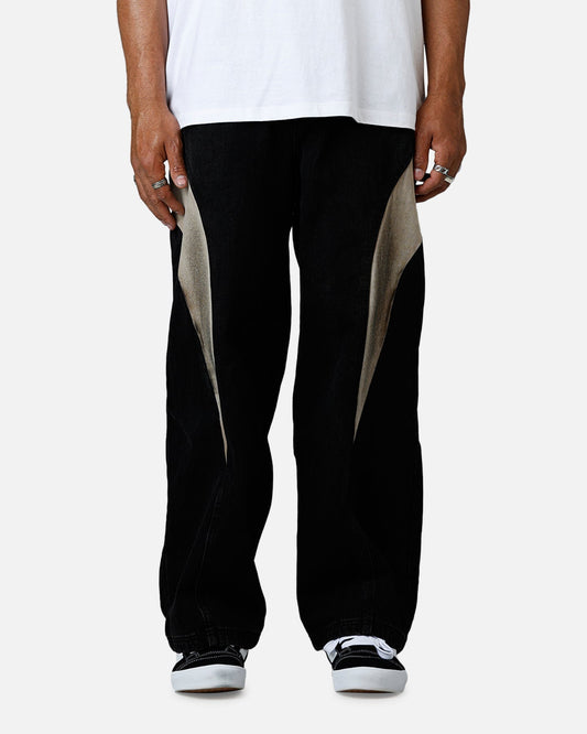 Saint Morta Amplus Workwear Jeans Black/Brown