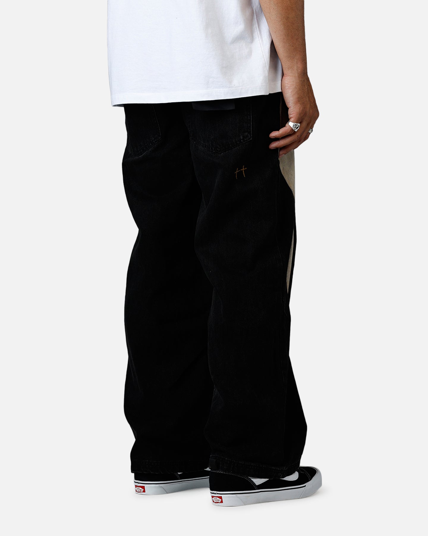 Saint Morta Amplus Workwear Jeans Black/Brown