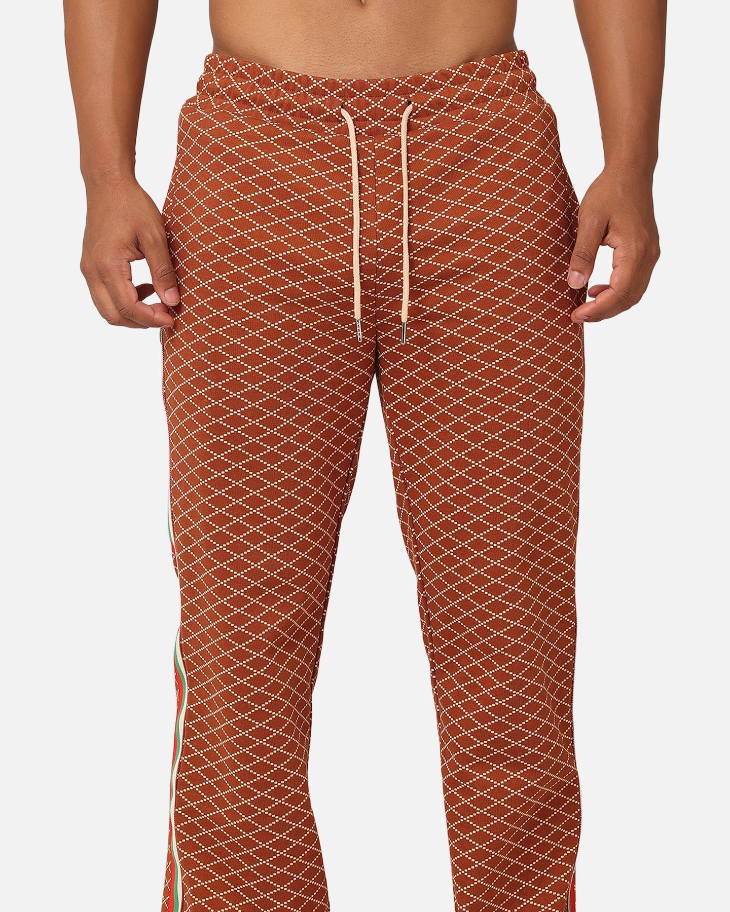 XXIII Luxe Printed Pants Brown