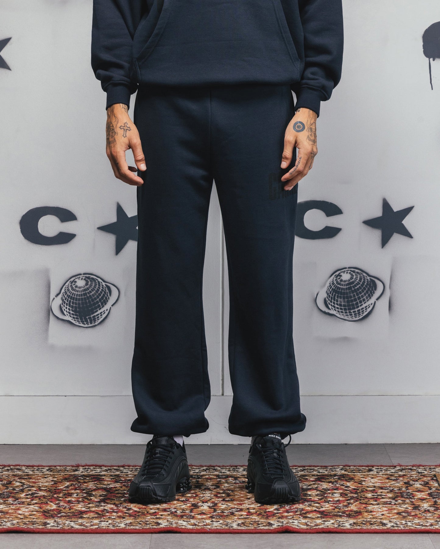 Carre Premium Essentials Track Pant Steel/Black