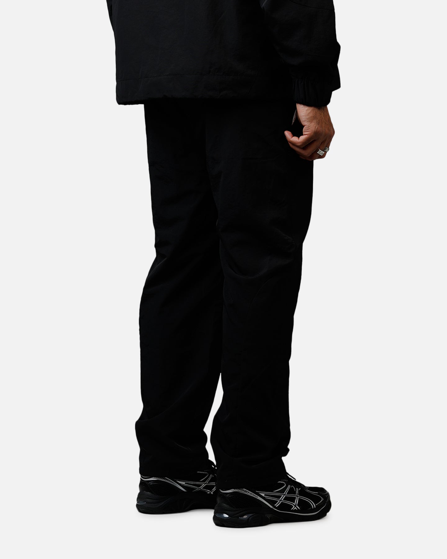 Carre Sprint Panelled Nylon Joggers Black