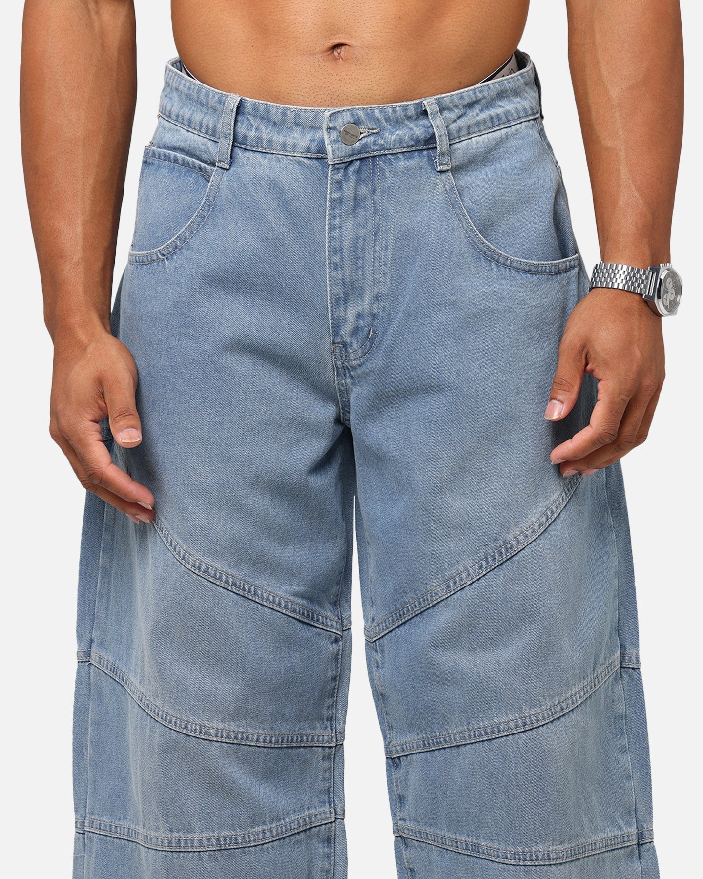Saint Morta Amplus Armoury Jeans Mid Blue