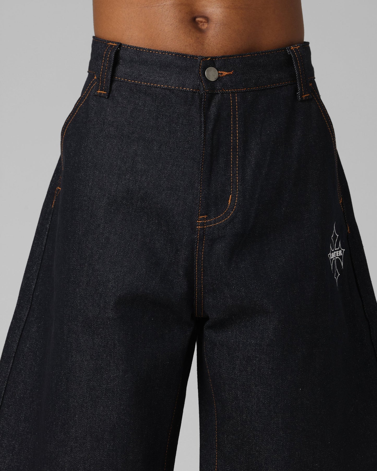 Loiter F-16 Denim Jorts Indigo