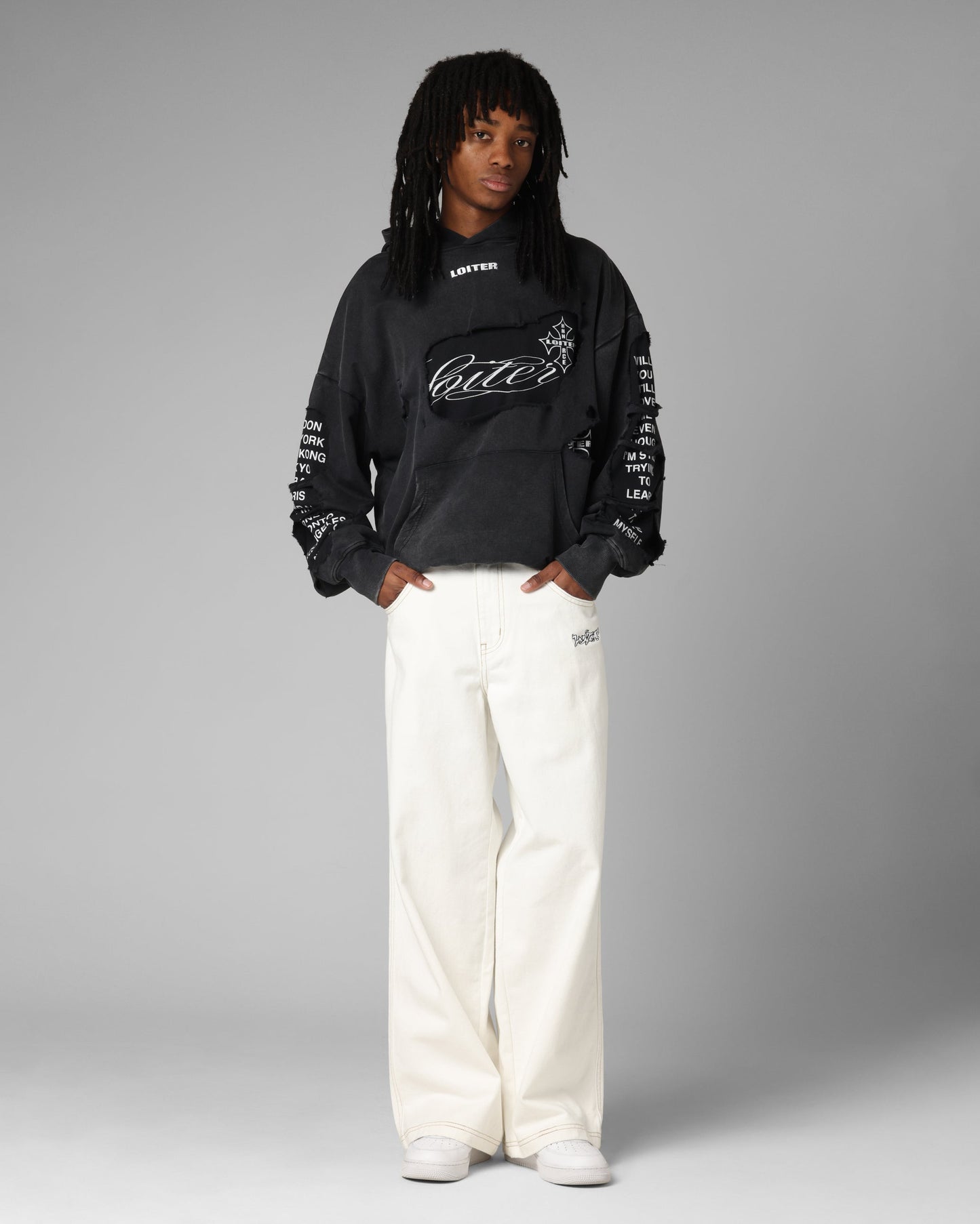 Loiter Star Born Jeans Off White