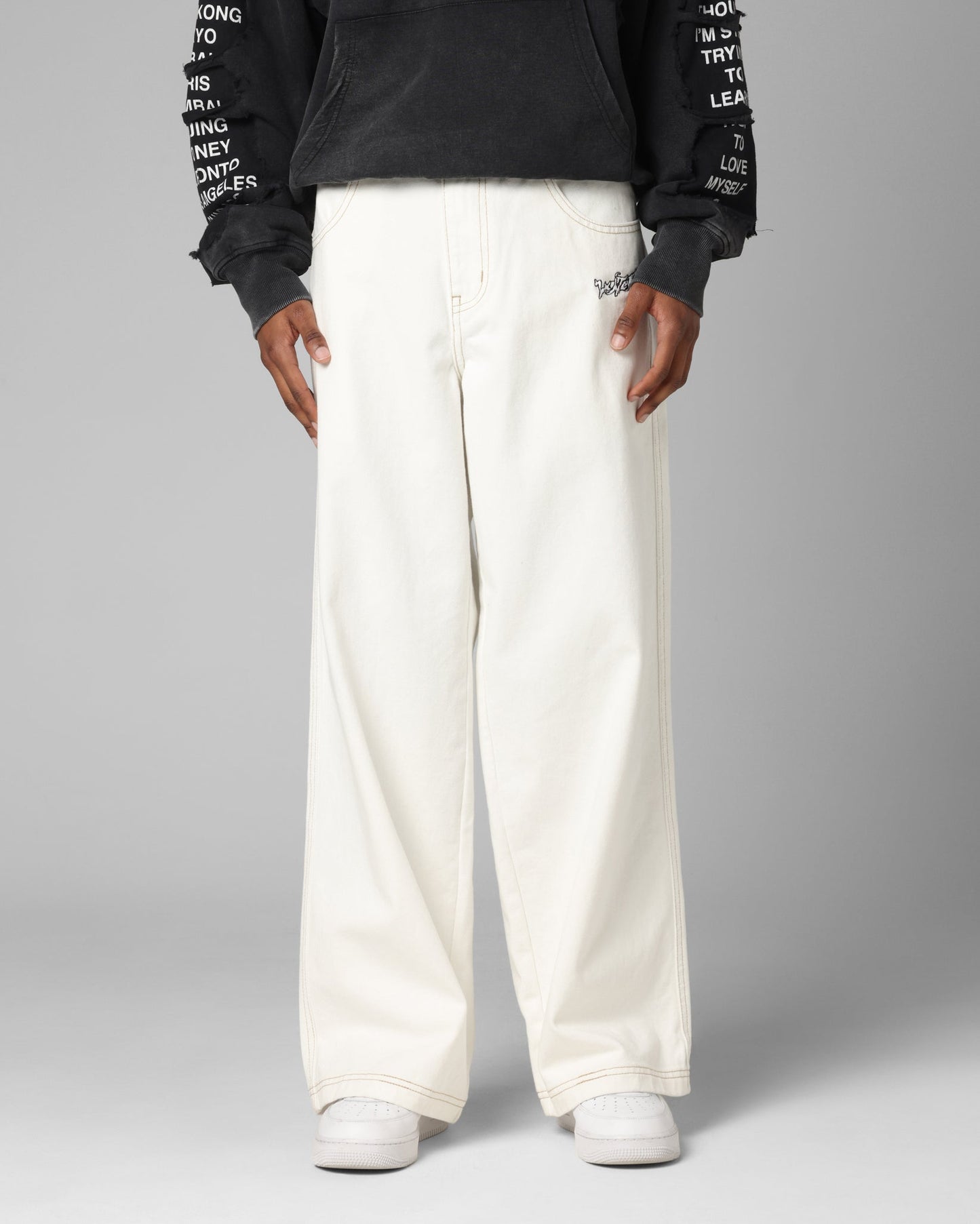 Loiter Star Born Jeans Off White