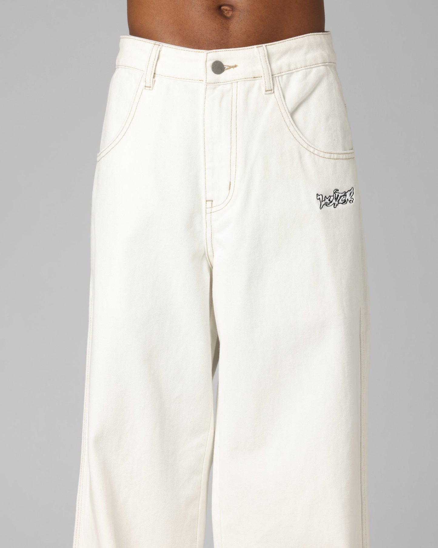 Loiter Star Born Jeans Off White