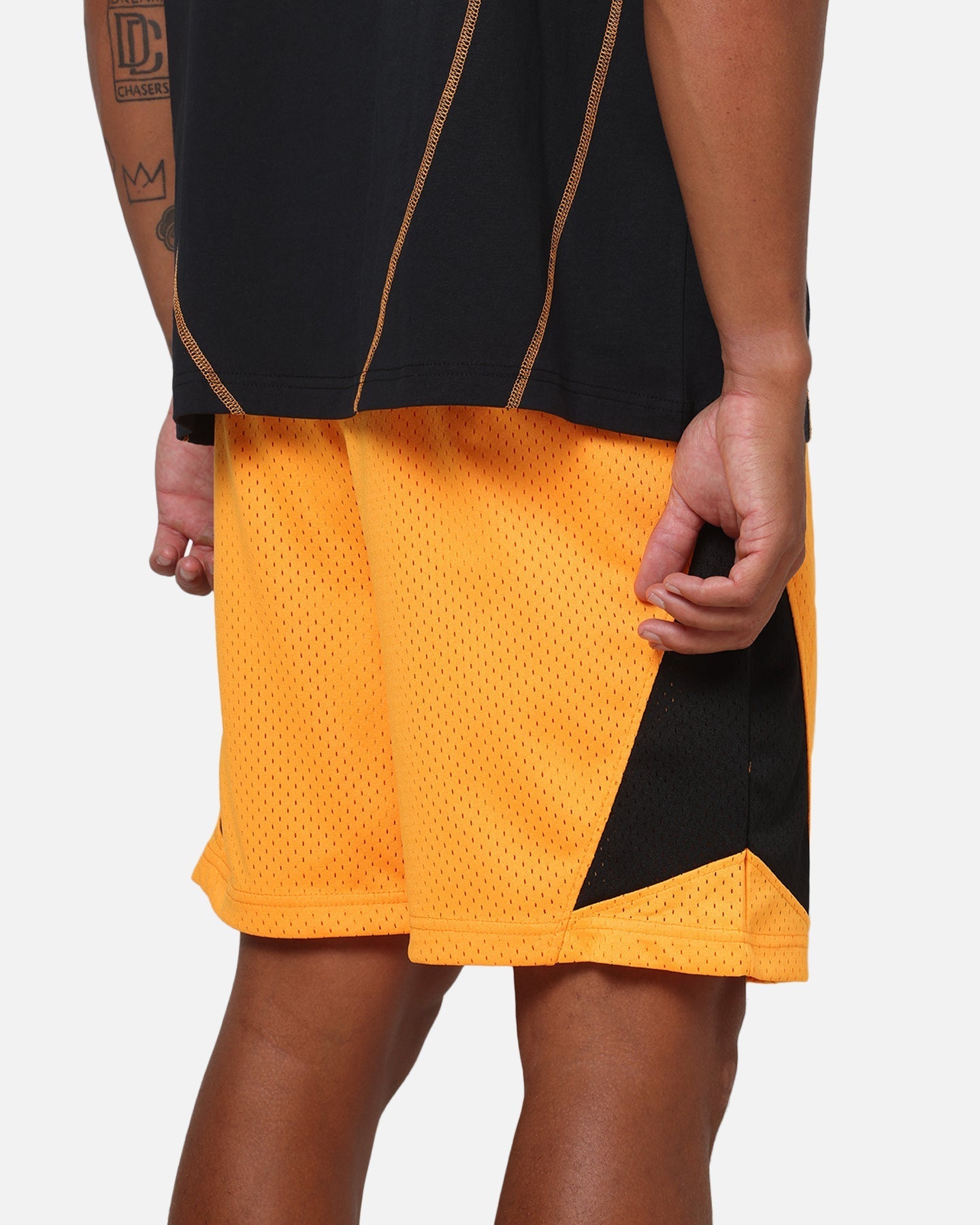 Mitchell & Ness X Mclaren Shorts Papaya