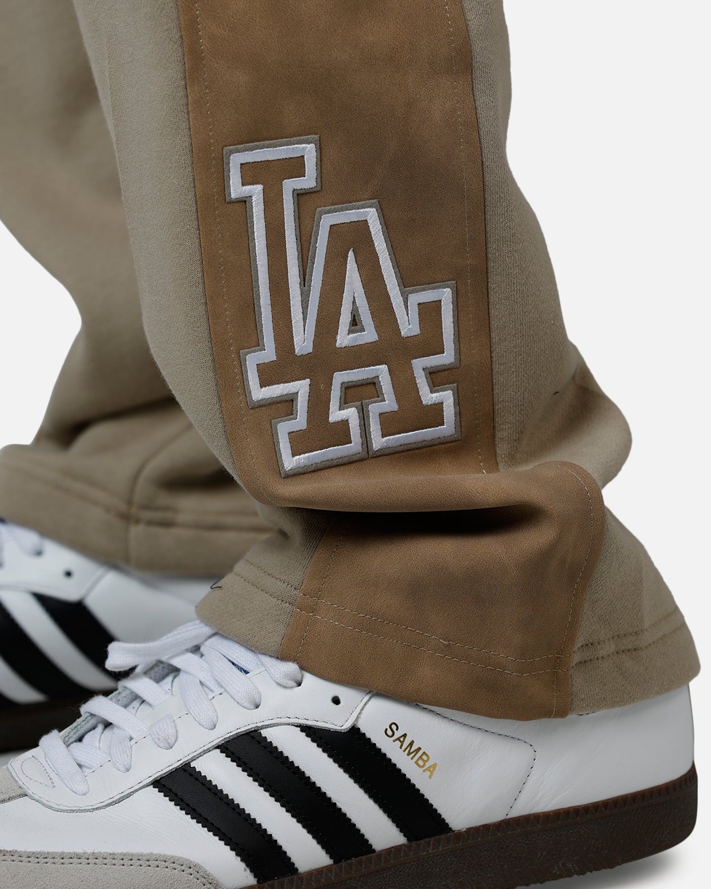Pro Standard Los Angeles Dodgers Panel Sweatpants Tan