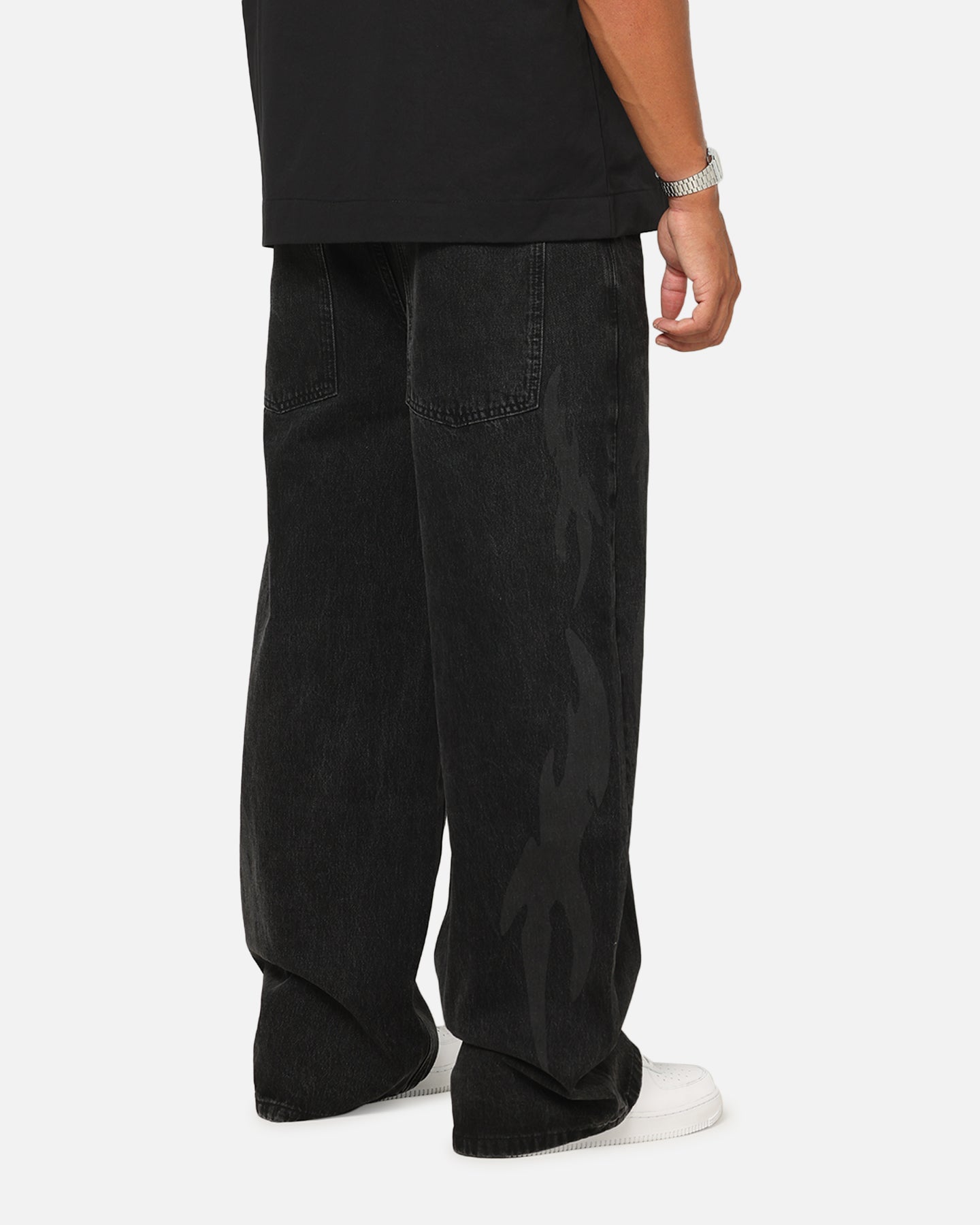 Saint Morta Amplus Infernal Rinse Jeans Black