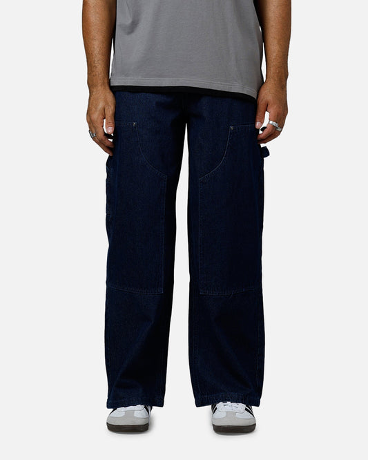 Carre Baggy Work Jeans Dark Washed Indigo
