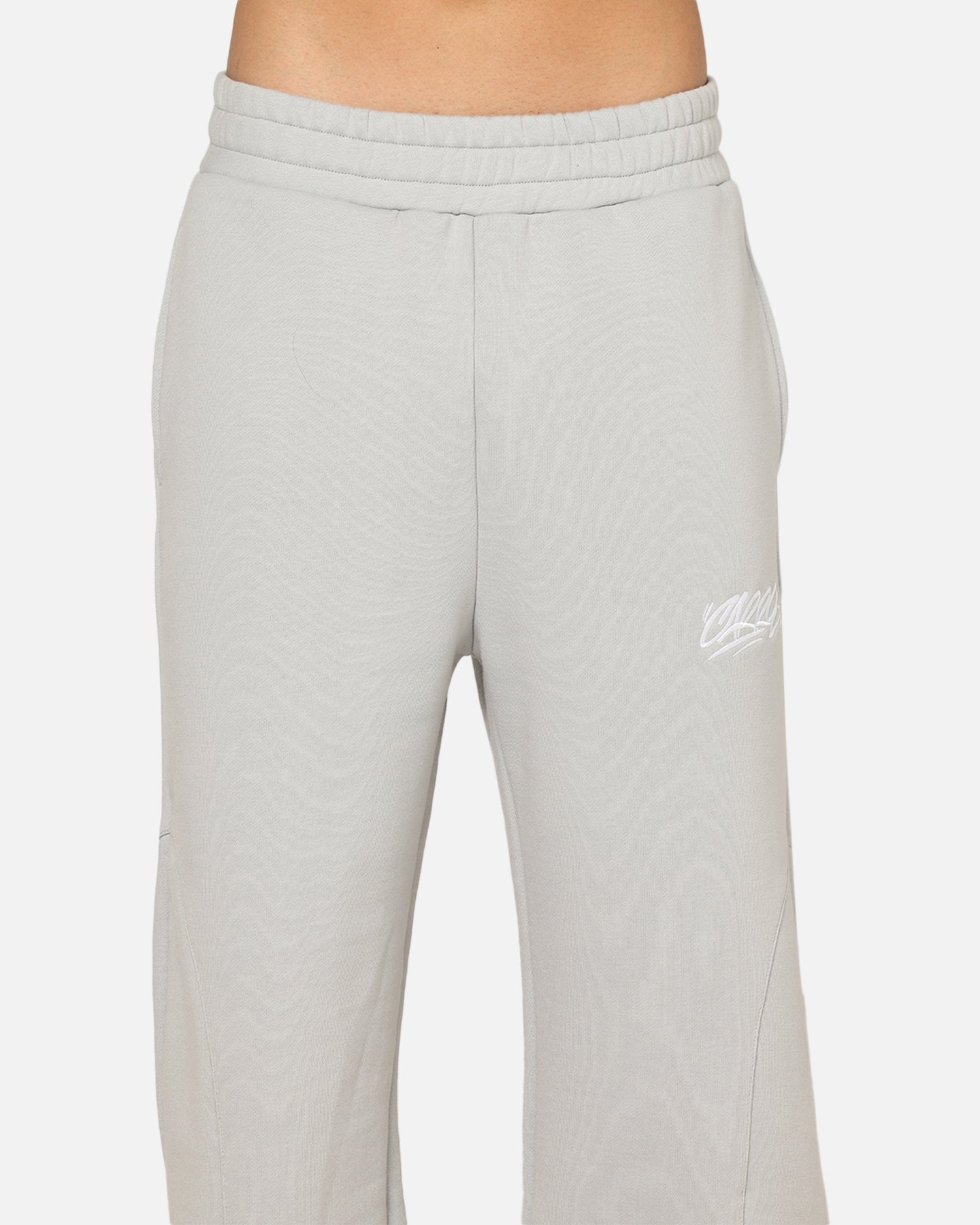 Carre Off Grid Panelled Trackpants Light Grey