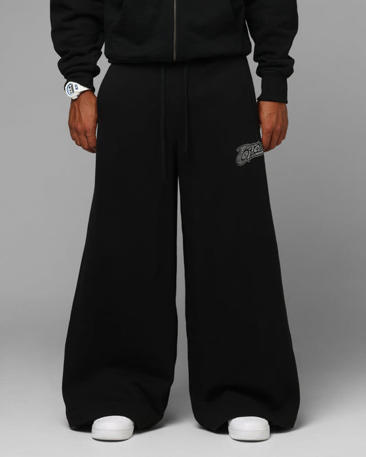 Loiter Silicone Ultra Wide Sweatpants Black