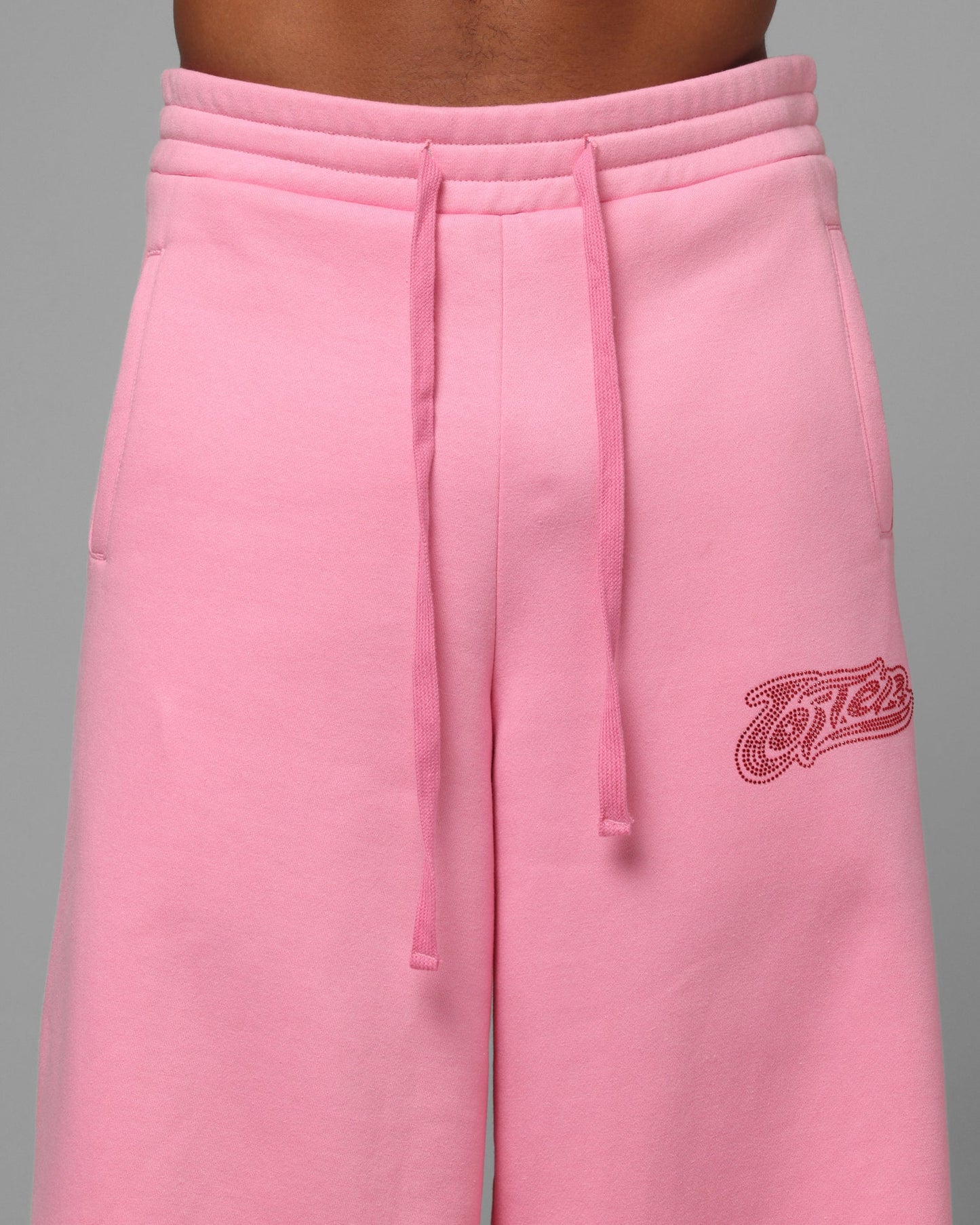 Loiter Weezy Ultra Wide Sweatpants Pink