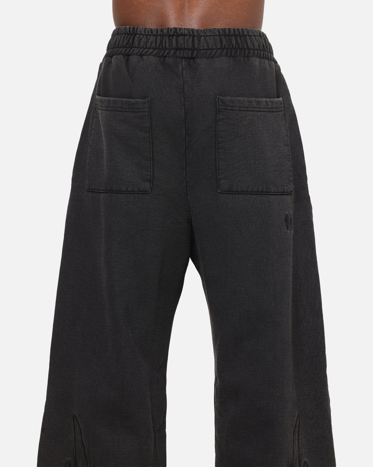 Saint Morta Crested Wing Sweatpants Washed Black