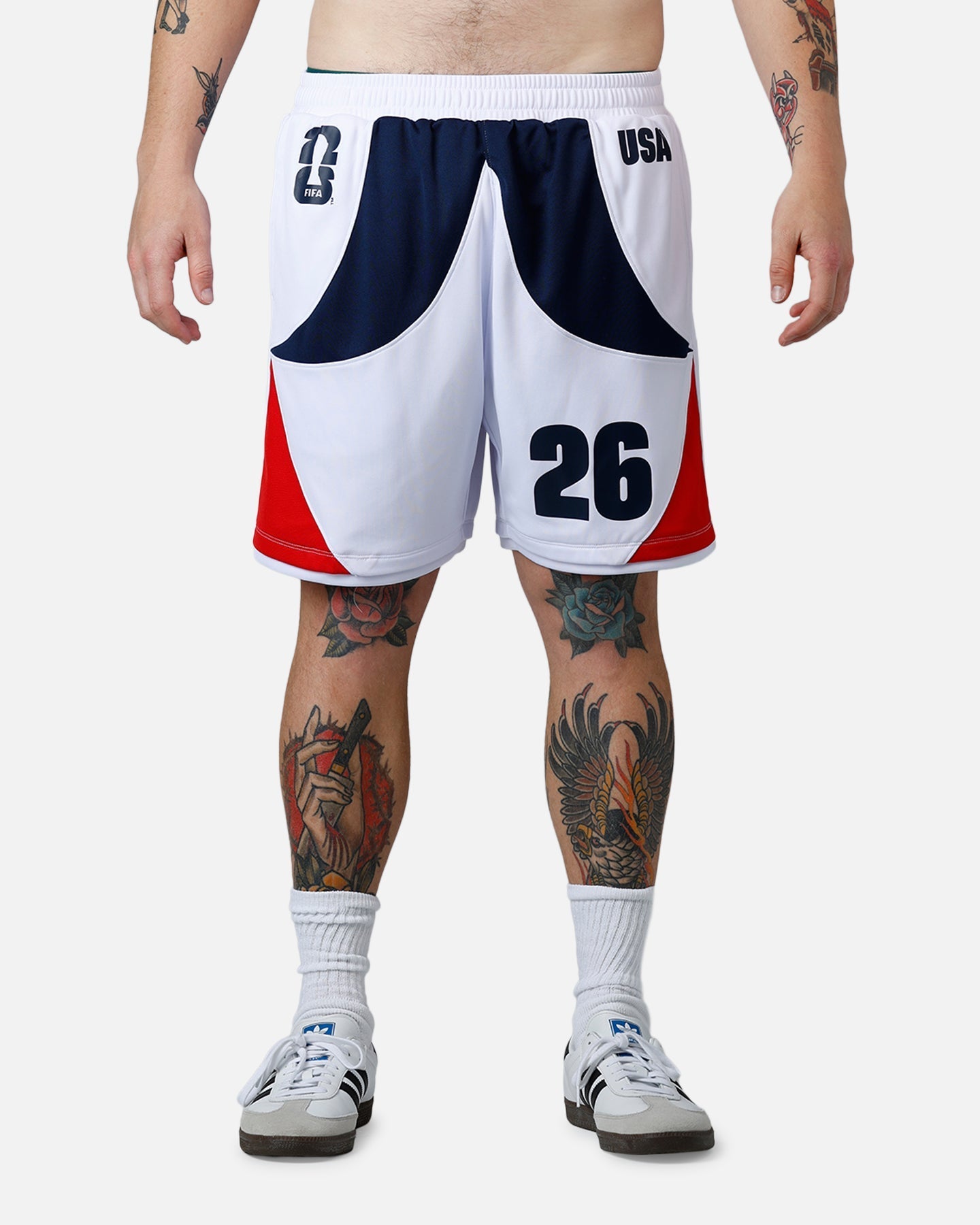 Fifa USA Soccer Shorts White