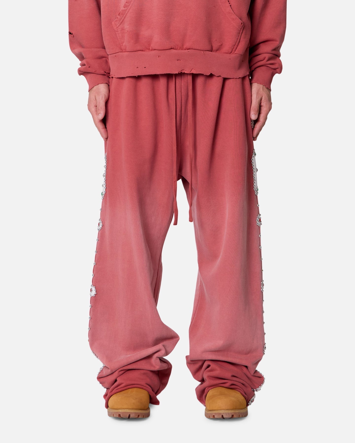 MNML Mojave Sweatpants Washed Red