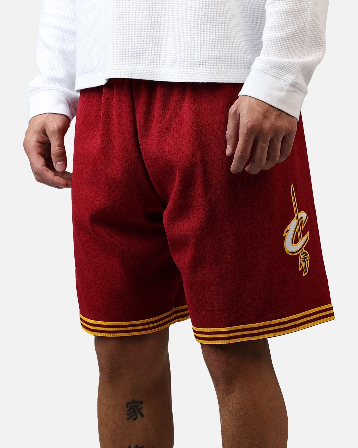Mitchell & Ness Cleveland Cavaliers '15 Road Swingman Shorts Cardinal