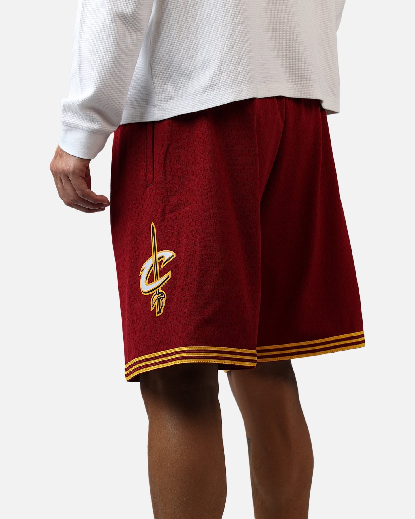 Mitchell & Ness Cleveland Cavaliers '15 Road Swingman Shorts Cardinal