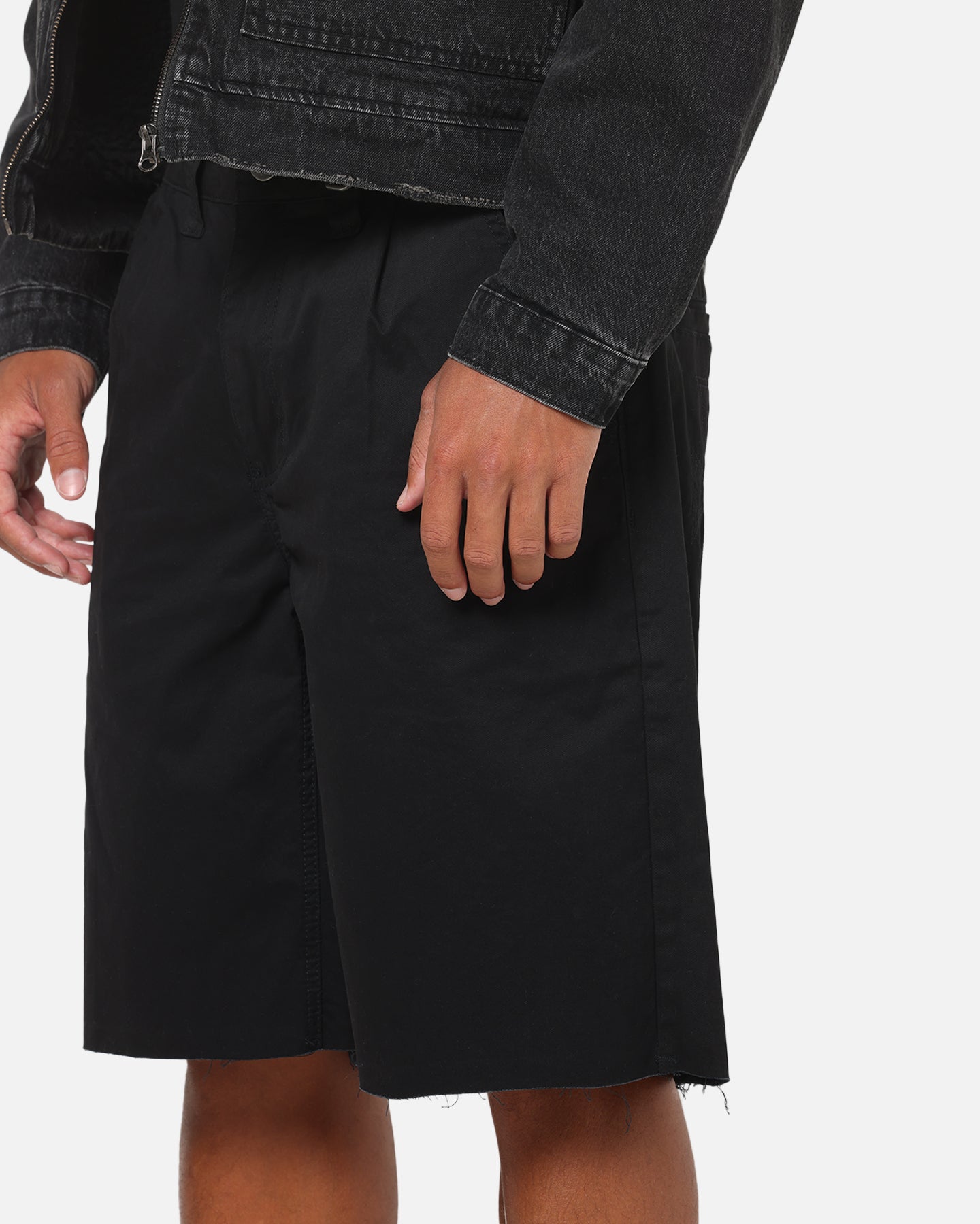 Saint Morta Amplus Divinity Khaki Shorts Black