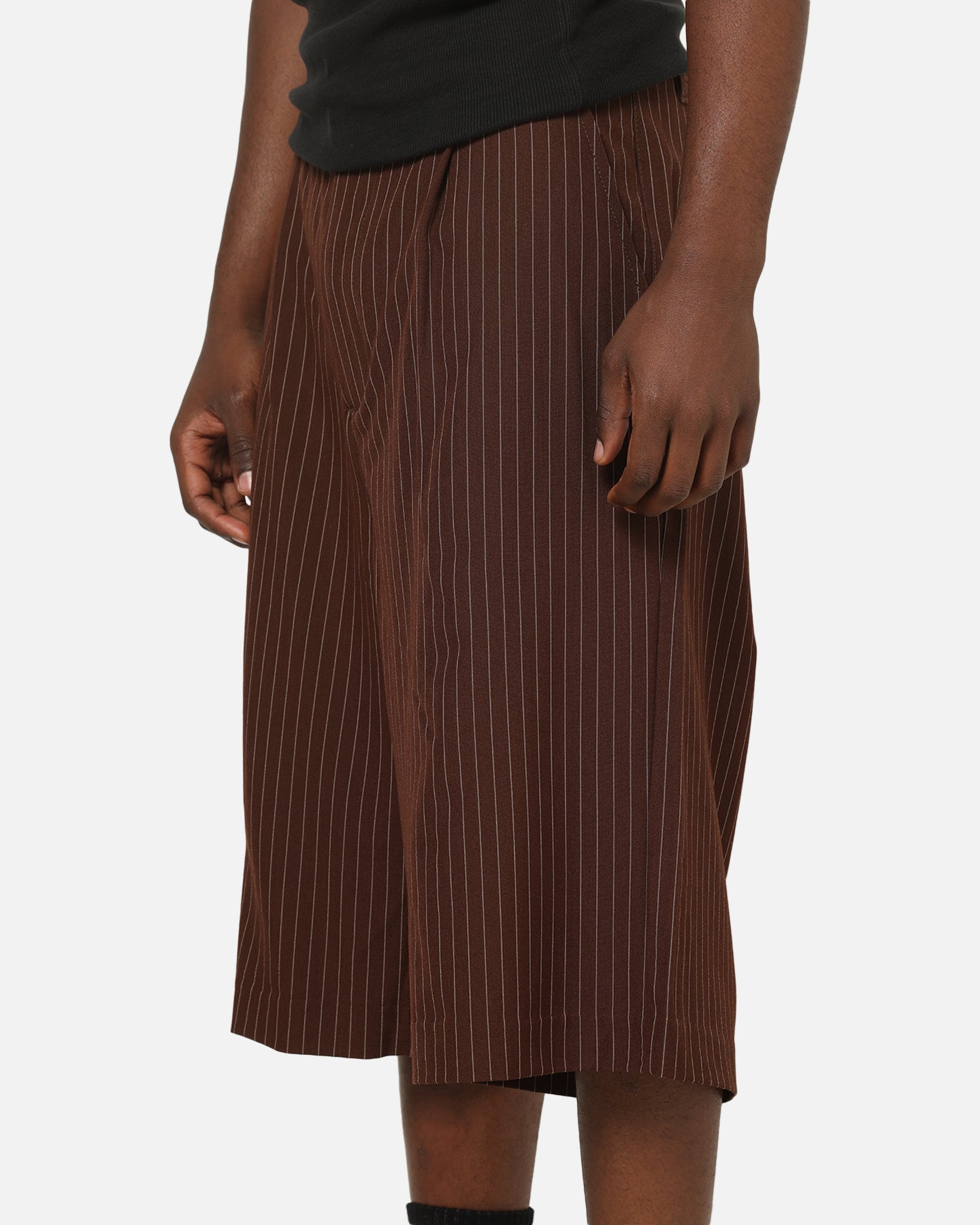 Carre Heritage Pleated Shorts Brown