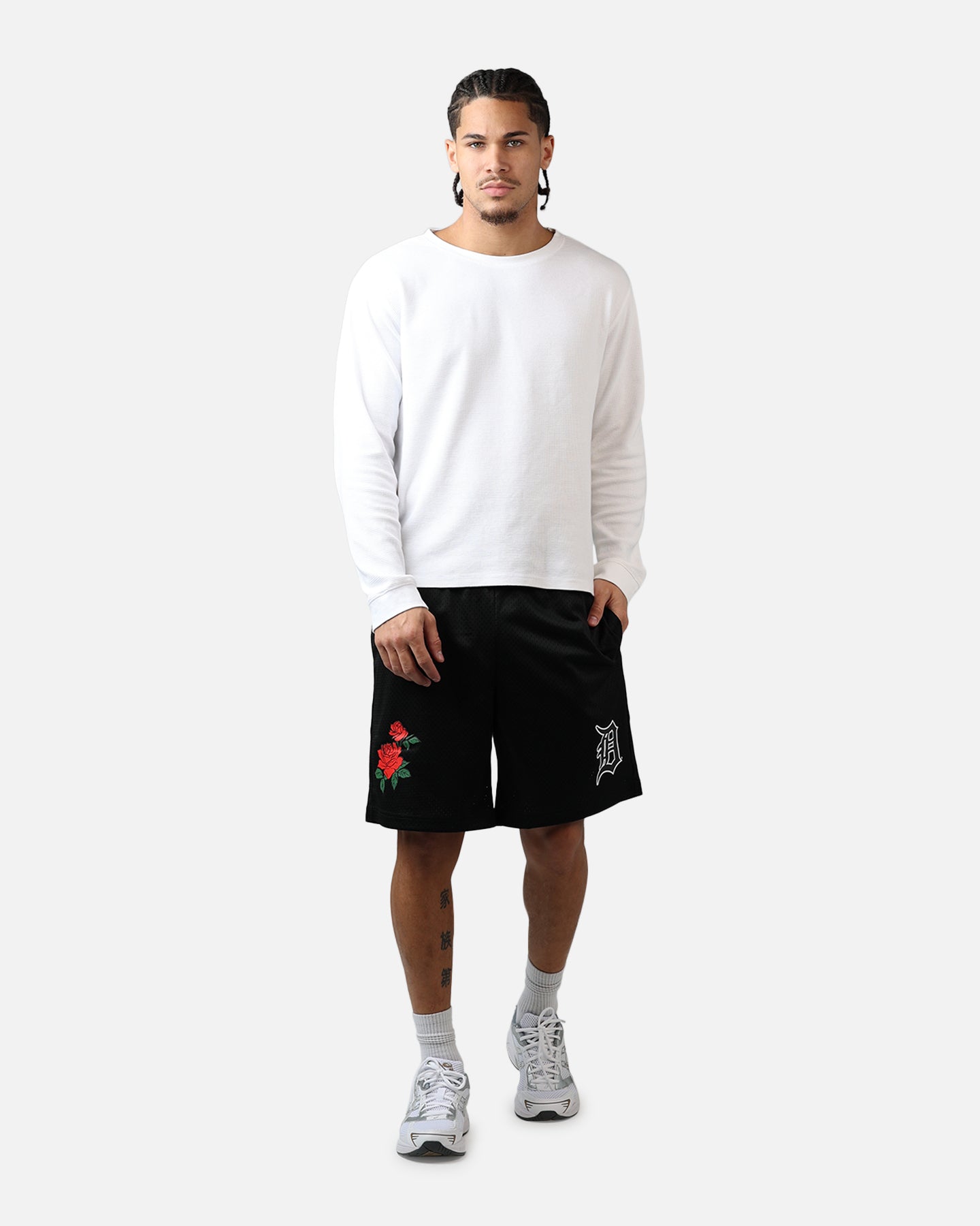 New Era Detroit Tigers Rose Shorts Black