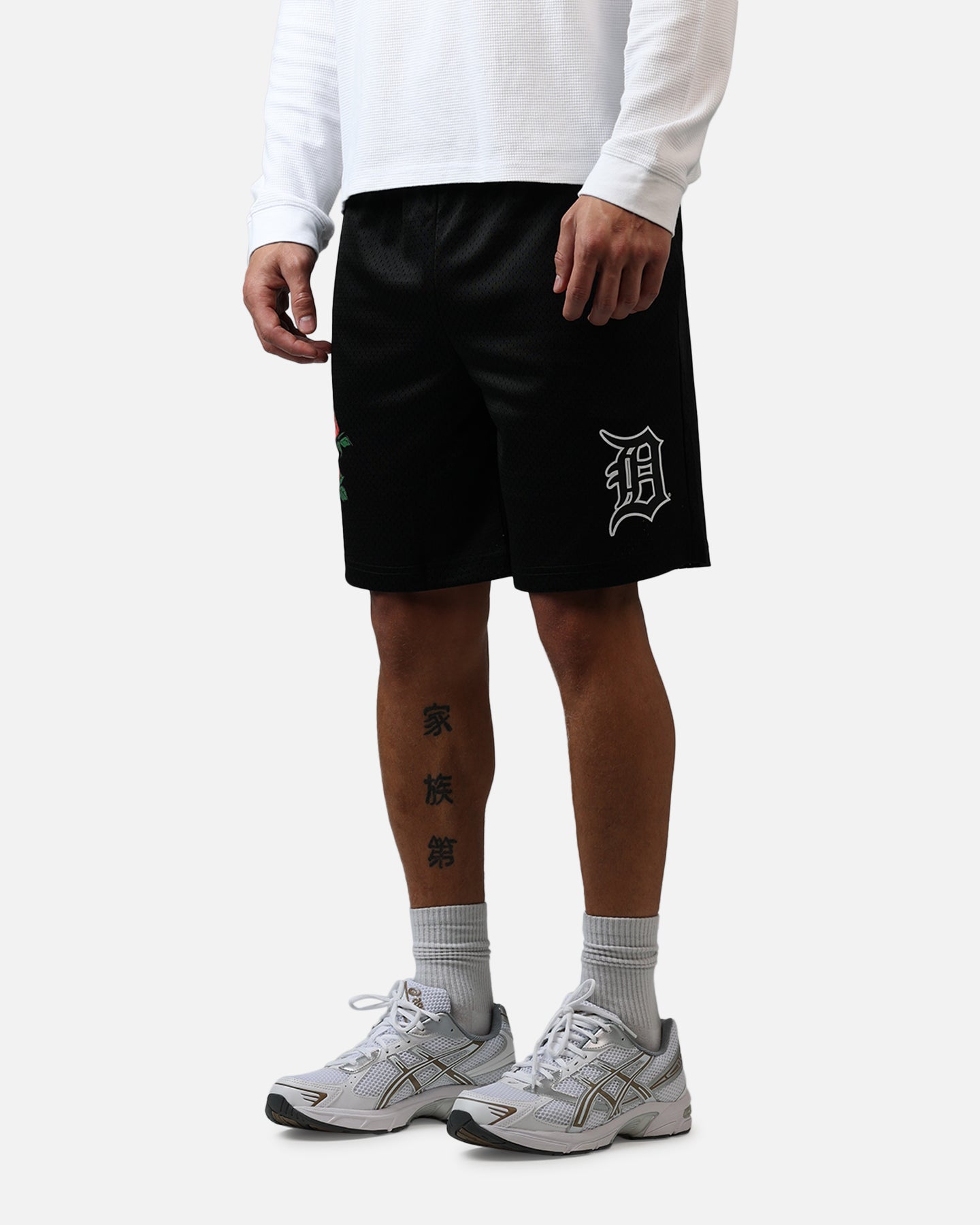 New Era Detroit Tigers Rose Shorts Black