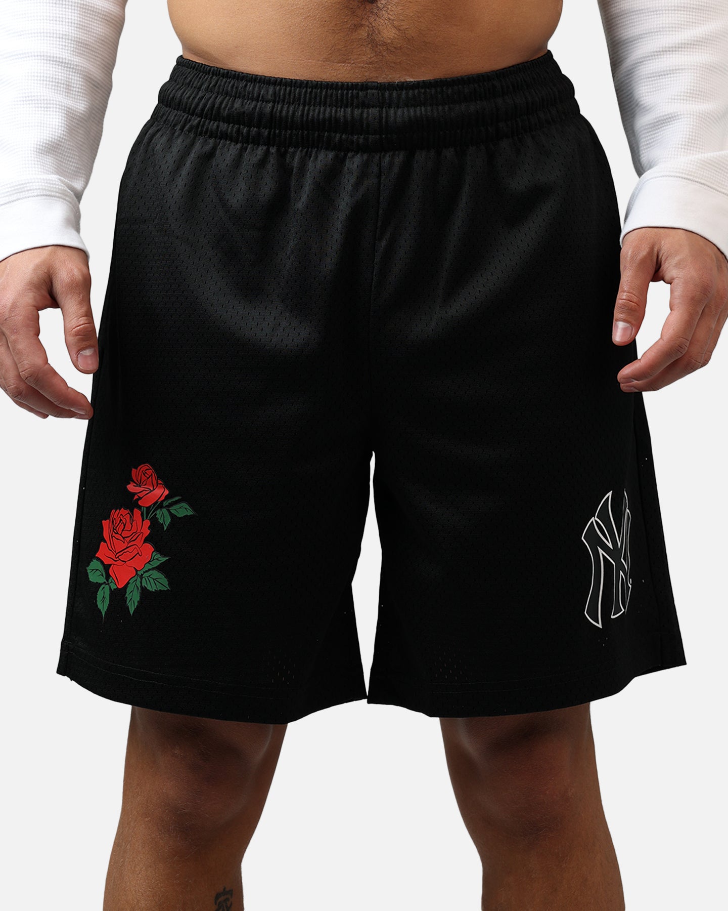 New Era New York Yankees Rose Shorts Black