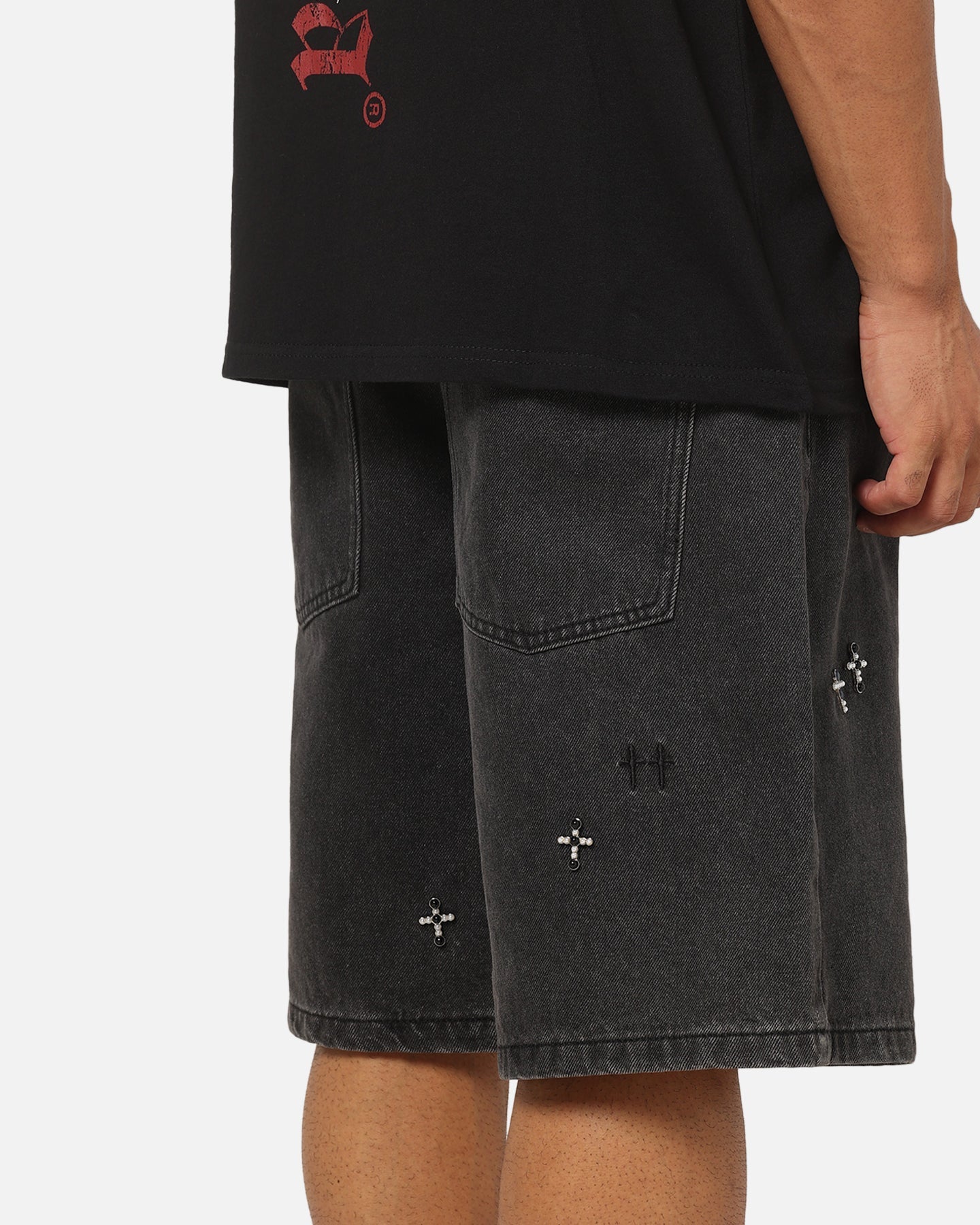 Saint Morta Amplus Credo Jorts Black Shadow