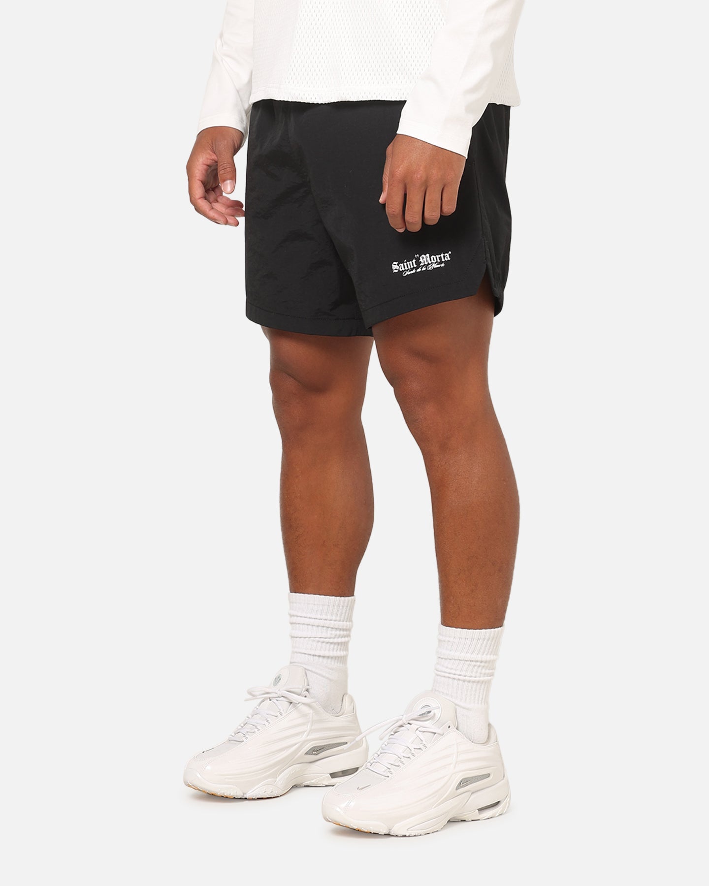 Saint Morta Muerte Beach Shorts Black