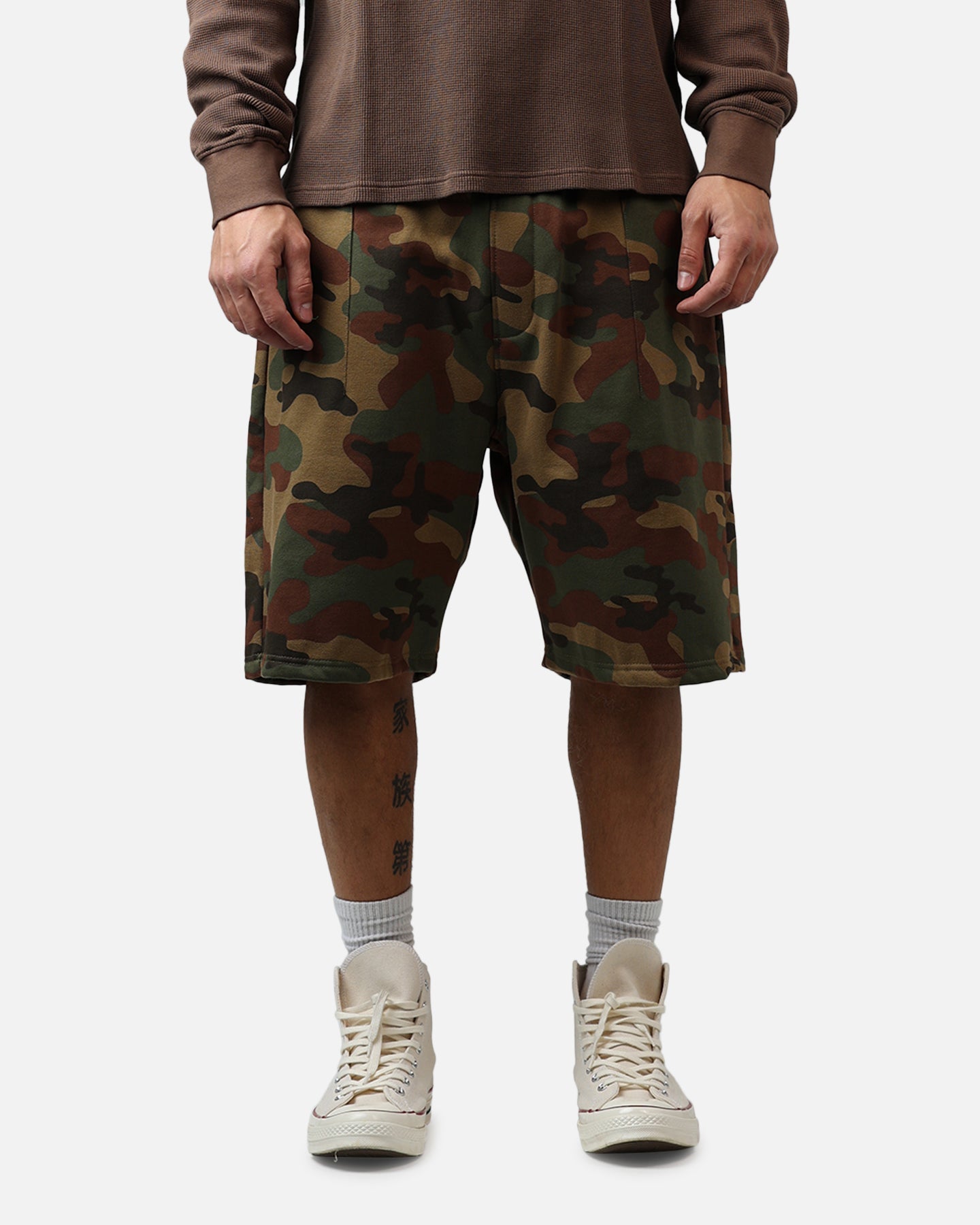 American Thrift Fleece Shorts Camo