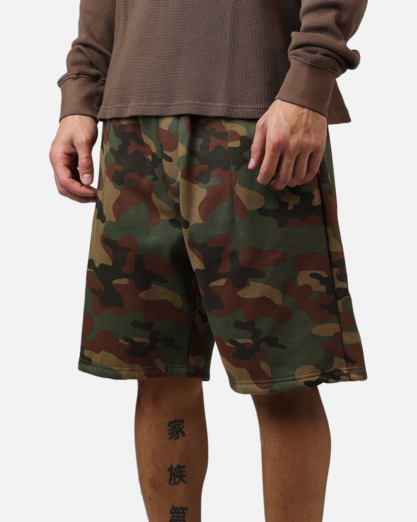 American Thrift Fleece Shorts Camo