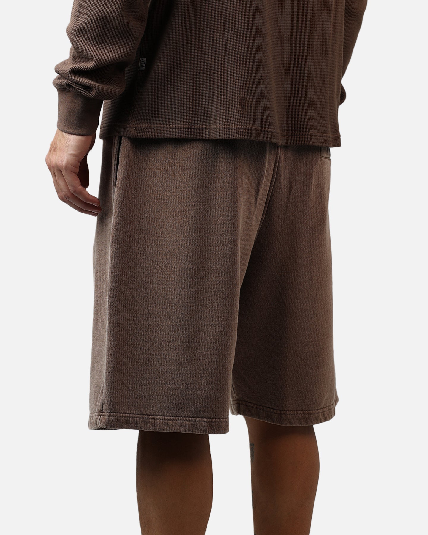 American Thrift Fleece Shorts Washed Brown