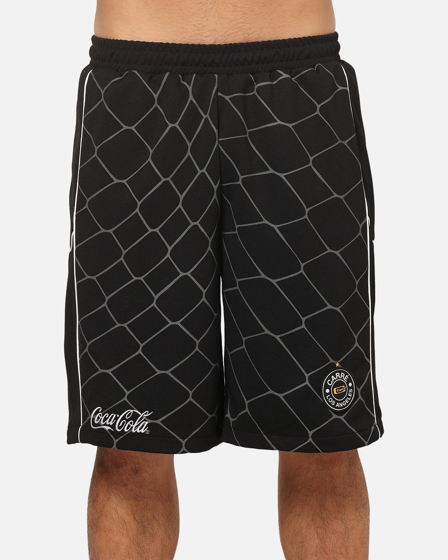 Carre Carre Carré X Coca Cola The Grid Mesh Shorts Black