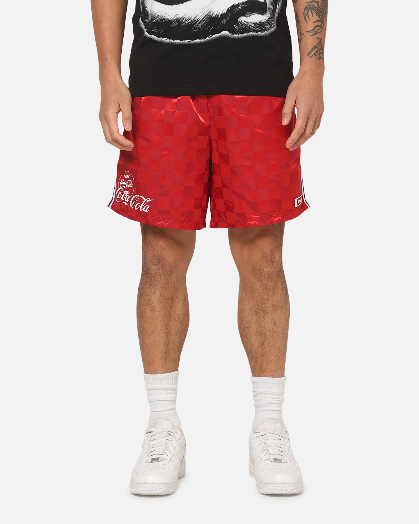Carre Carré X Coca Cola Legacy Checker Shorts Red