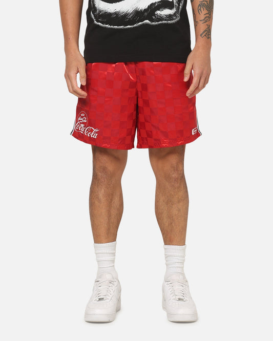 Carre Carré X Coca Cola Legacy Checker Shorts Red