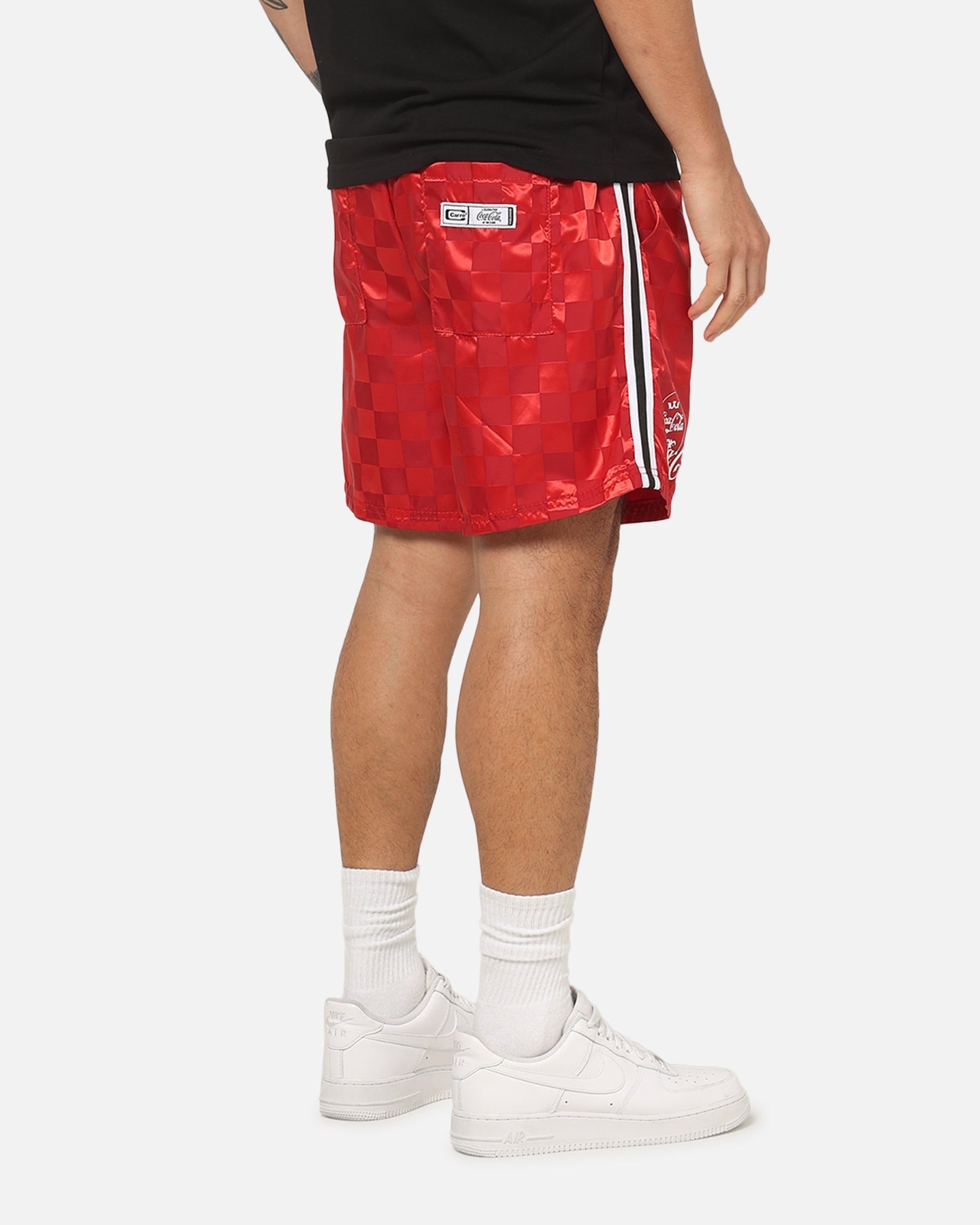 Carre Carré X Coca Cola Legacy Checker Shorts Red