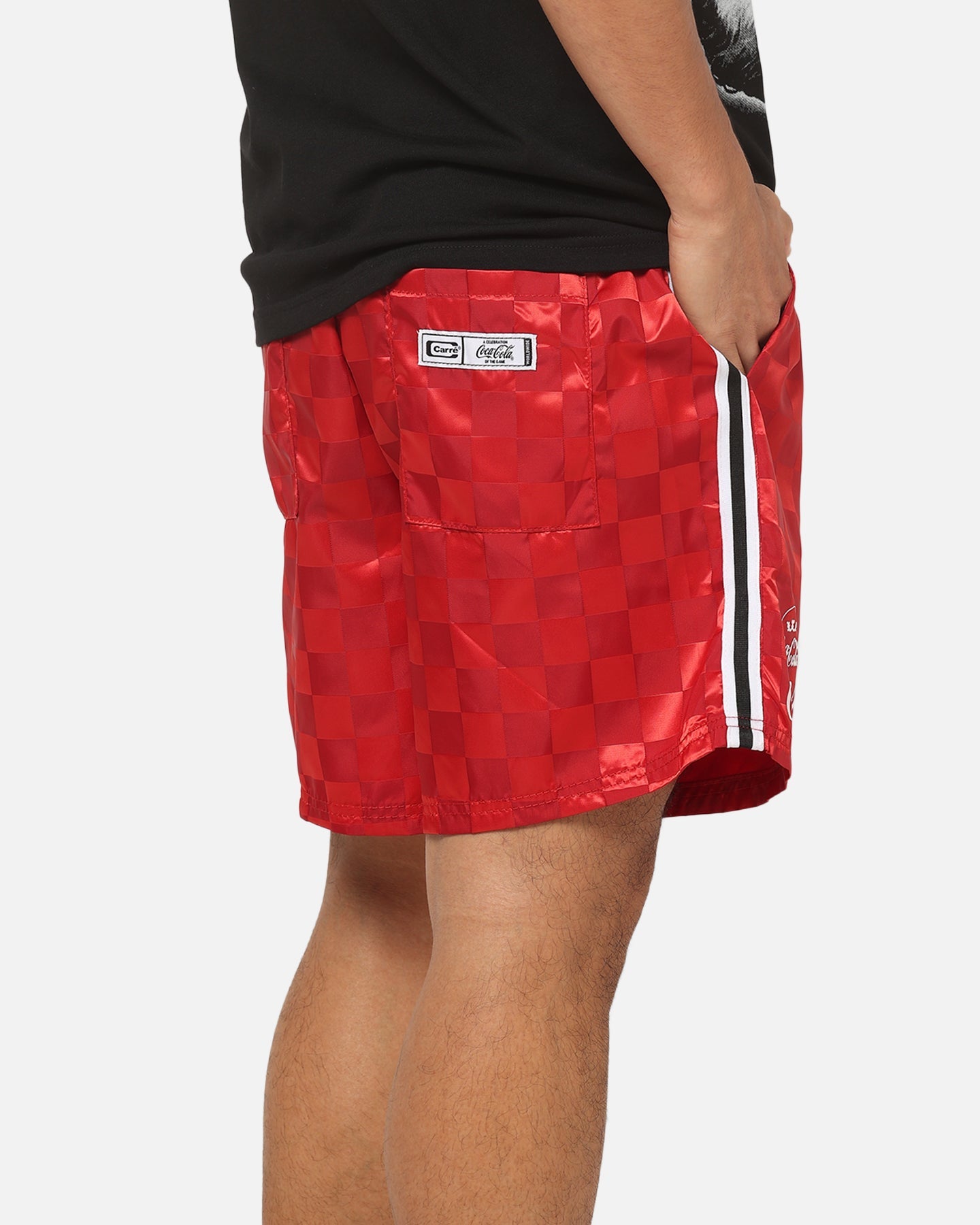 Carre Carré X Coca Cola Legacy Checker Shorts Red