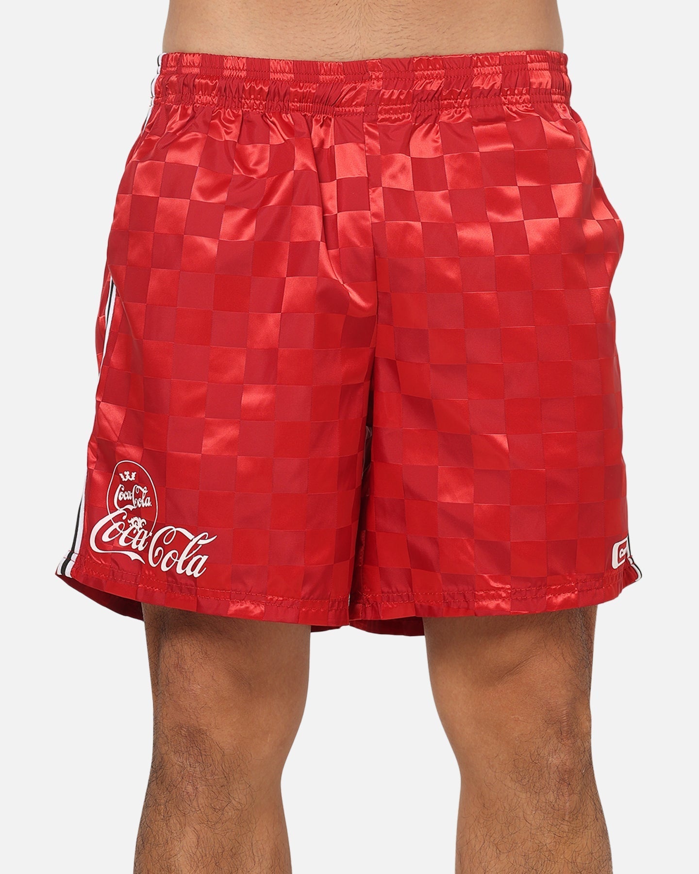 Carre Carré X Coca Cola Legacy Checker Shorts Red