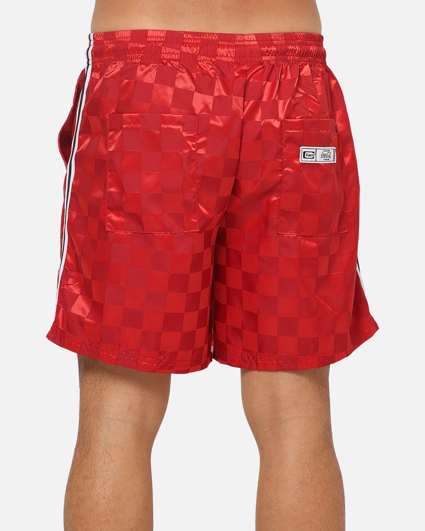 Carre Carré X Coca Cola Legacy Checker Shorts Red