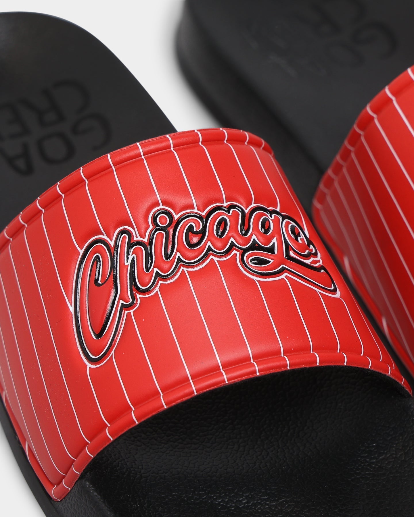 73Studio Chicago Slides Red/Black